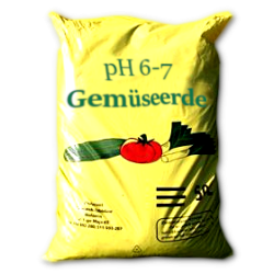 Gemüseerde - Spezielle Erde für Gemüsepflanzen. Reich an Nährstoffen. Ideal für den Gartenanbau.