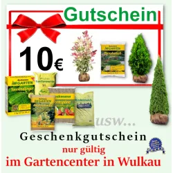 Gutschein 10 € für die Gärtnerei in Wulkau