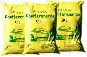 Torf, Hochmoortorf und Niedermoortorf.